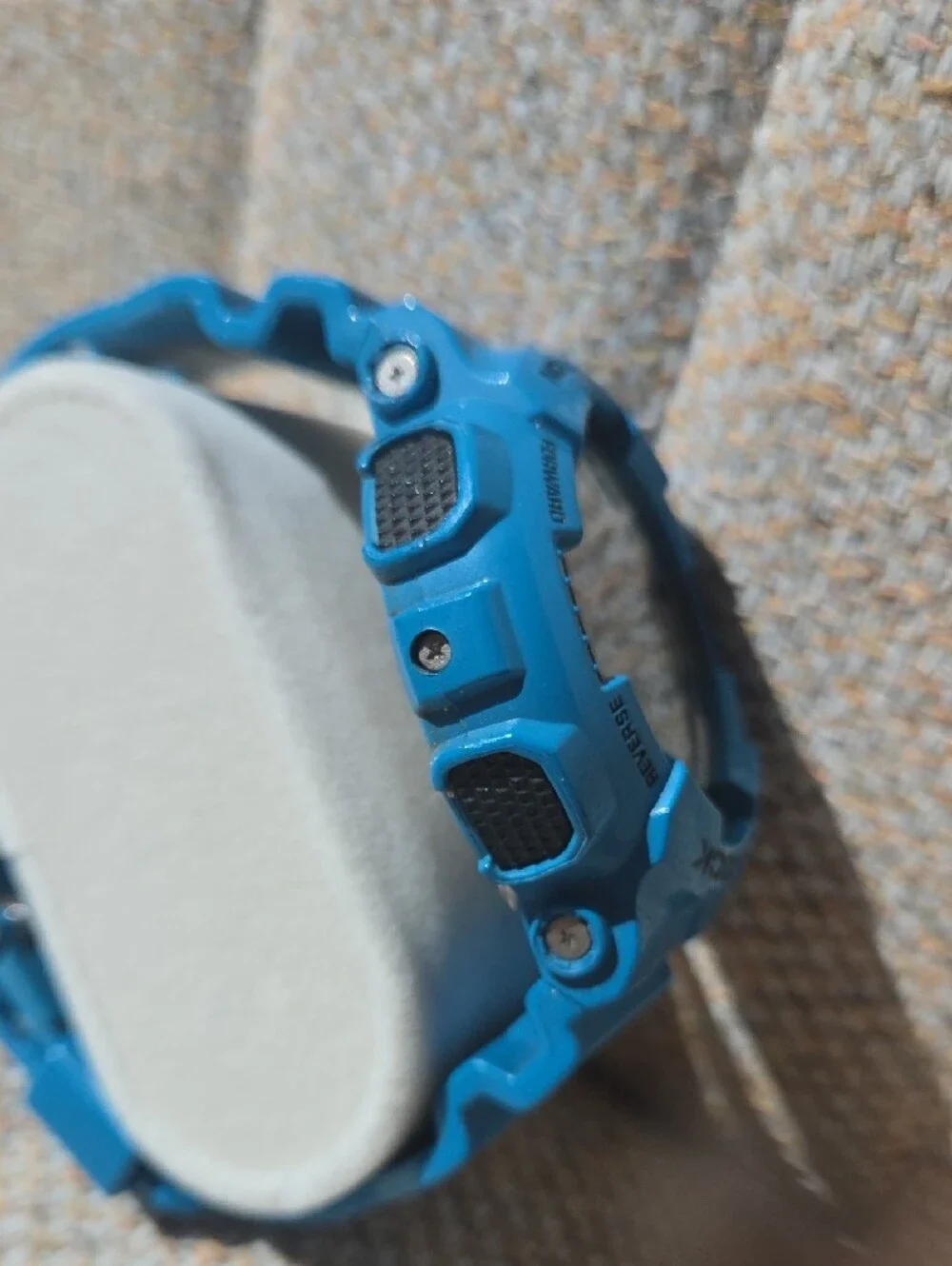 Casio G-Shock Bright Blue Digital Sport Watch - Rare